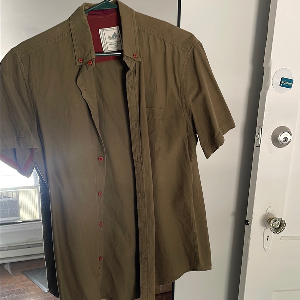 Alexander Julian Green Casual Button Down Shirt